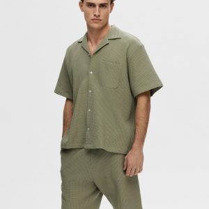 Excellent Quality WAFFLED SHORT SLEEVED SHIRT